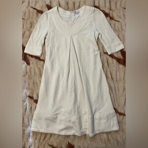 Shoshanna Designer White Mod Shift Dress 2